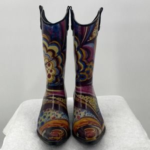 Nomad Corky's Cowgirl Women's Rubber Rainboots - Size 6